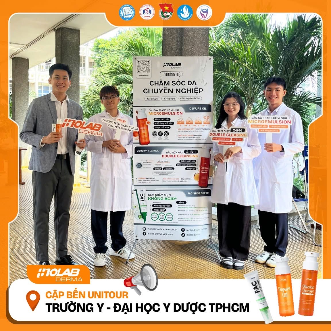 WORKSHOP CHĂM DA CHUYÊN NGHIỆP: INOLAB DERMA GIẢI MÃ LÀN DA KHỎE CÙNG SINH VIÊN Y.