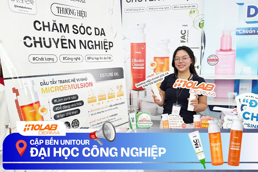 THƯƠNG HIỆU INOLAB DERMA “PHÁ ĐẢO” TẠI NGÀY HỘI NHẬP HỌC CỦA TÂN SINH VIÊN IUH