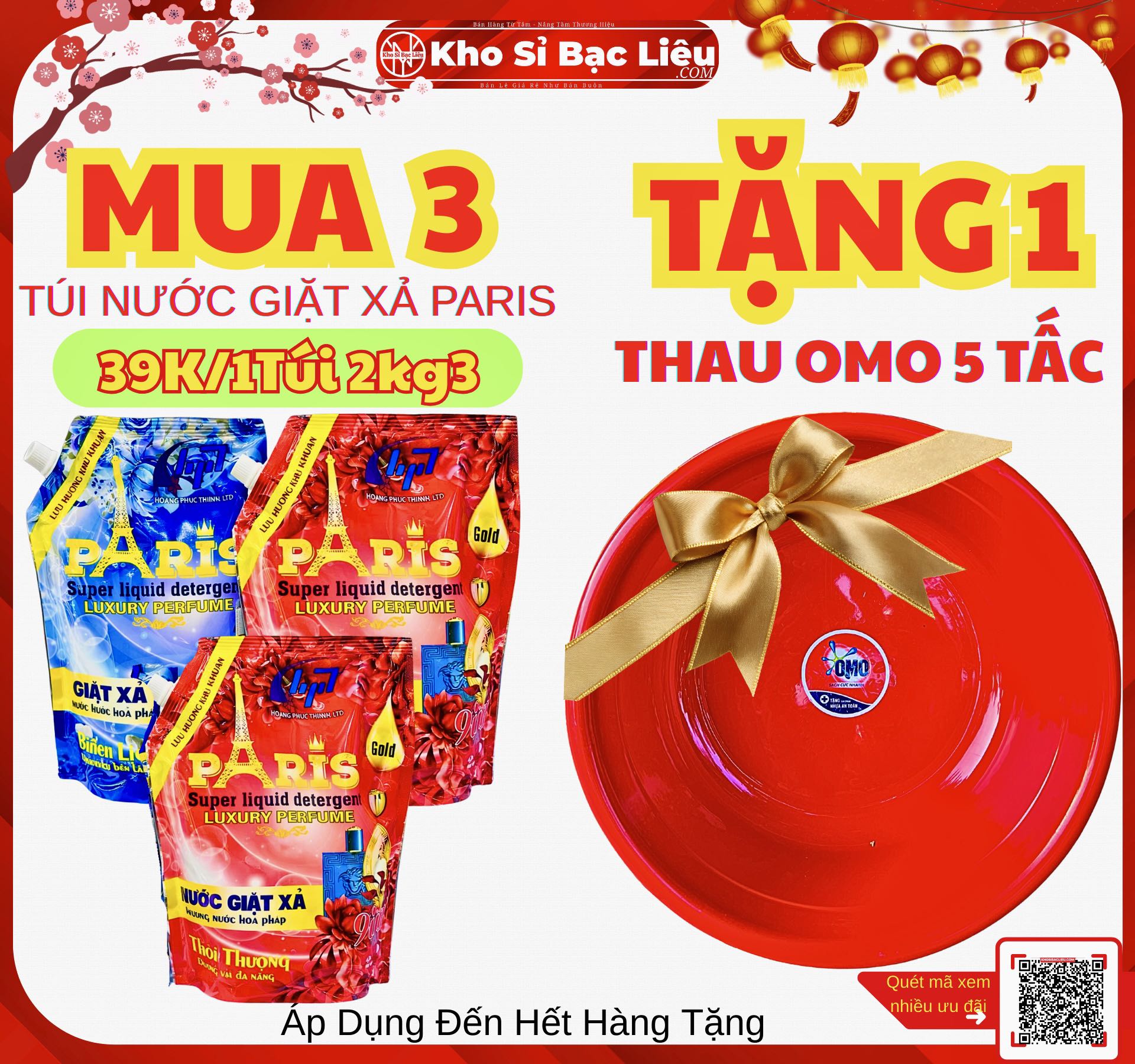 KM NƯỚC GIẶT XẢ PARIS MỚI 2KG3 (4) (thùng 8b)