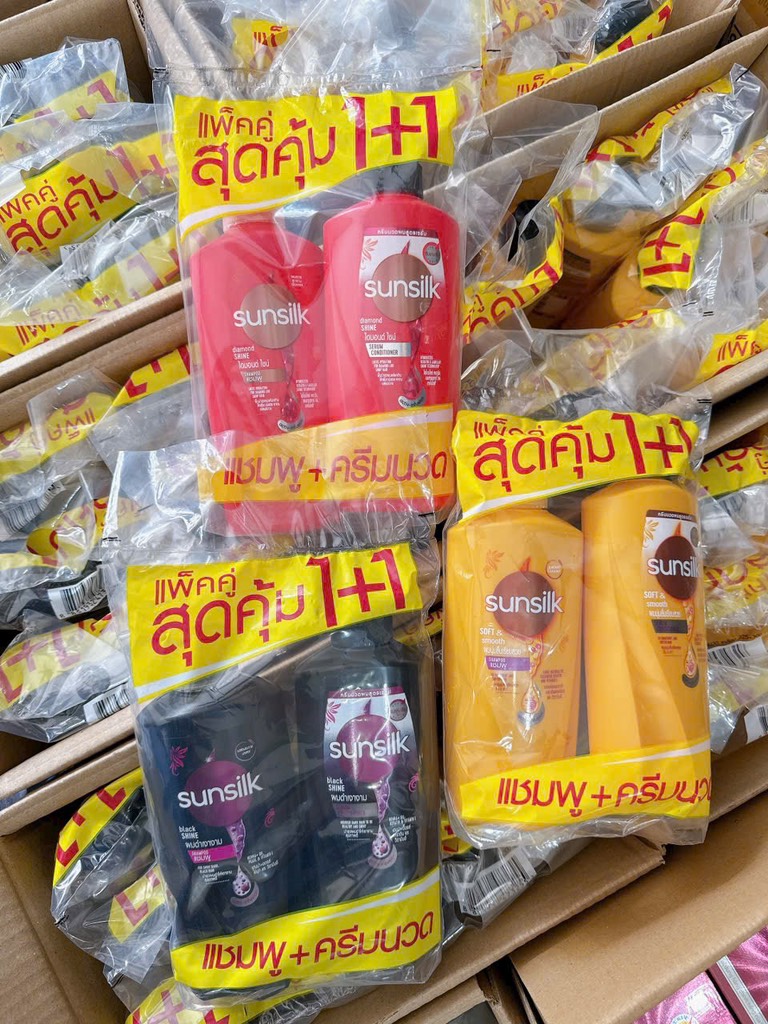 COMBO 2 CHAI DẦU GỘI, XẢ SUNSILK THAILAND (15) '