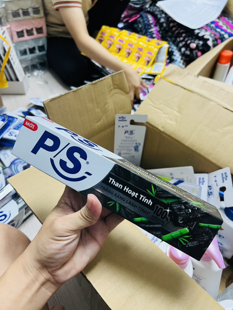 KEM ĐÁNH RĂNG P/S 230g THAN TRE HOẠT TÍNH