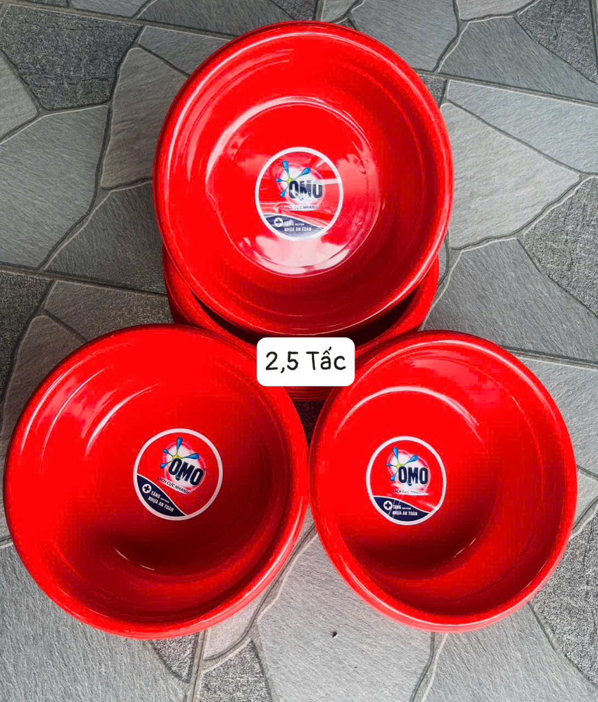 CHẬU THAU NHỰA OMO 2,5 TẤC