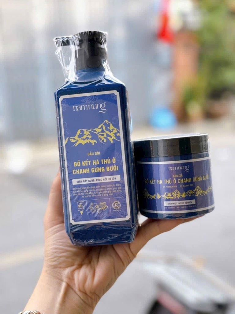 CẶP DẦU GỘI XẢ TÓC NAMNUNG XANH C.HÃNG (15) '