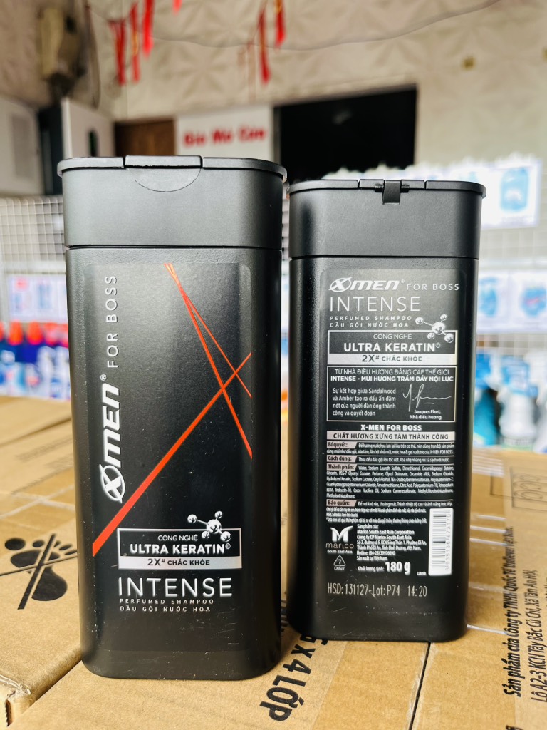 DẦU GỘI NƯỚC HOA X-MEN FOR BOSS 'INTENSE' 180g