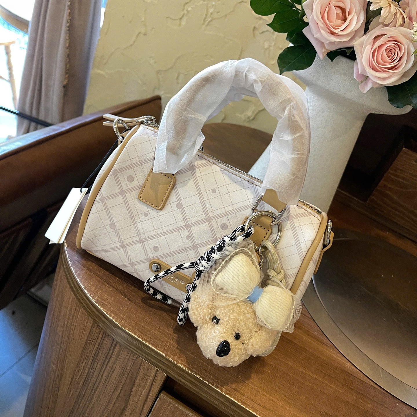 TÚI TRỐNG CHIO KÈM GẤU 19.20cm HÀNG QC CAO CẤP (15)