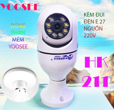 Camera Yoosee Chính Hãng Kiểu Dáng Bóng Đèn Mắt 2.0mpx Xoay 360 (10) '