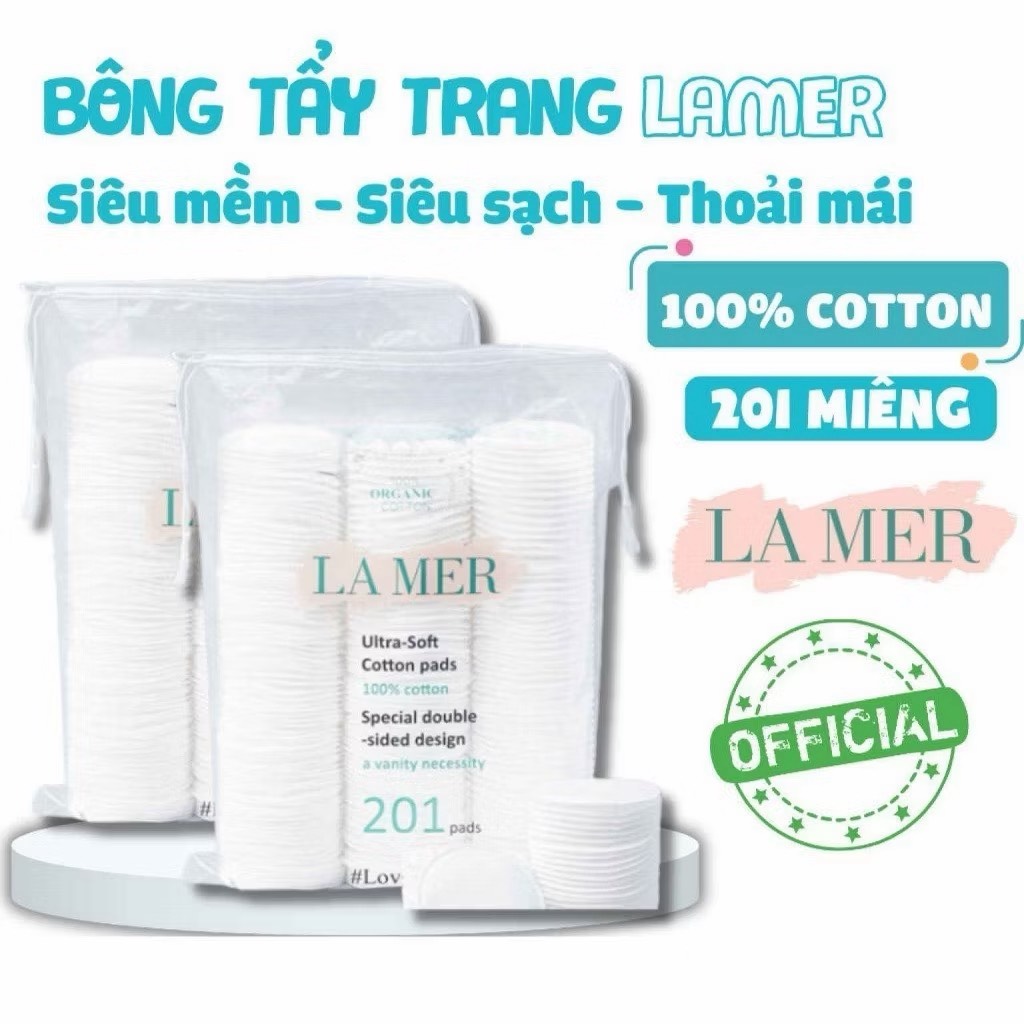 BỊCH BÔNG TẨY TRANG LAMES 201 MIẾNG (2)