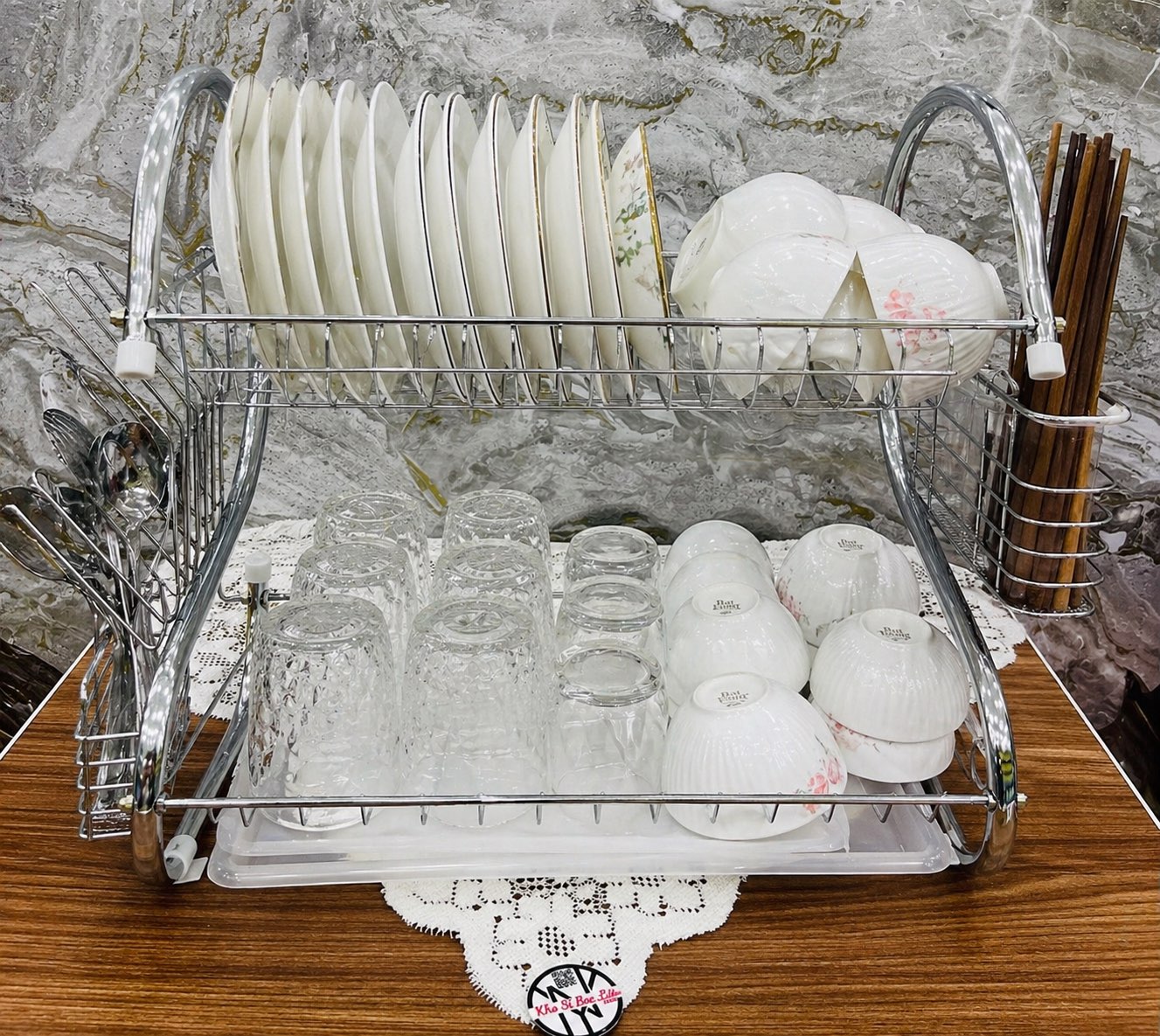 KỆ ÚP CHÉN BÁT 2 TẦNG INOX (12)