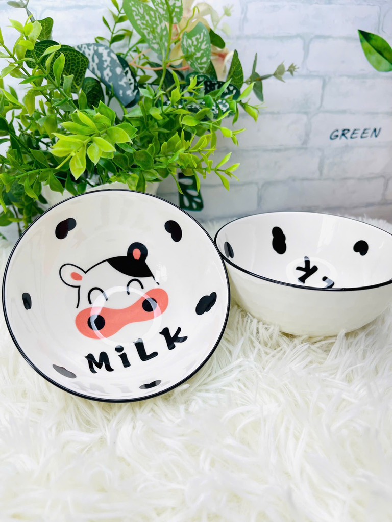 KM CHÉN SỨ ĂN CƠM HÌNH THÚ KUTE (1) (MUA 10 TẶNG 8 MIẾNG RỬA CHÉN MÃ 4371 )