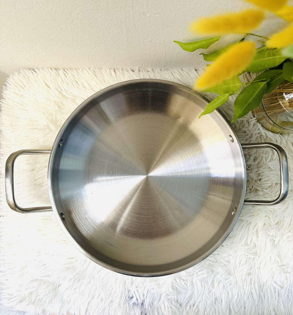 CHẢO THÉP BẠC CHIÊN XÀO SIZE 28cm (3)