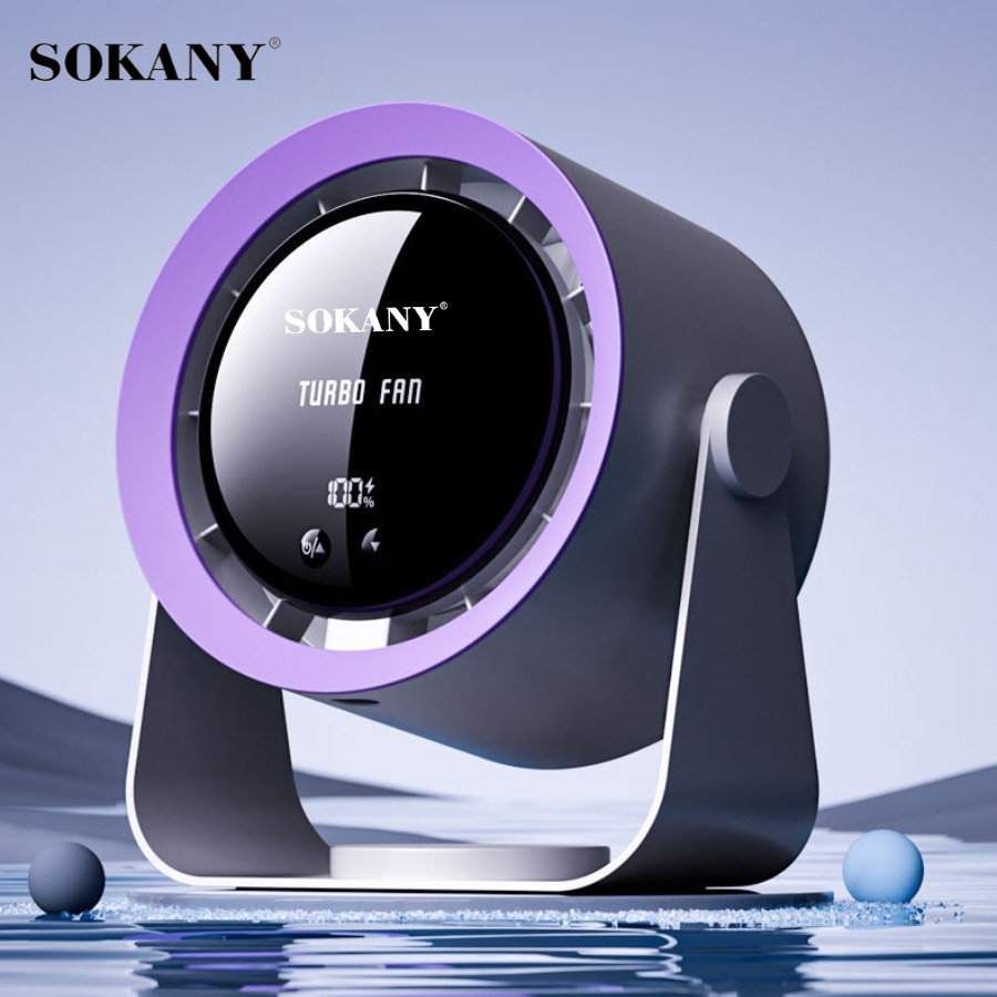 Quạt Để Bàn TÍCH ĐIỆN Màn Hình Kỹ Thuật Số SOKANY SKN-13823 (30)