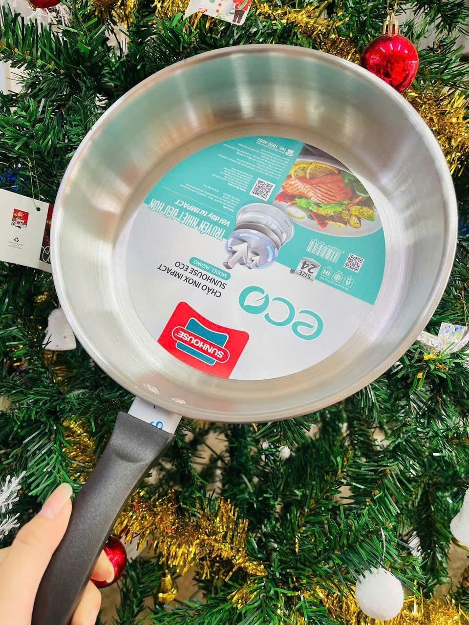 CHẢO INOX SUNHOUSE ECO IN24M3 CHÍNH HÃNG (14)