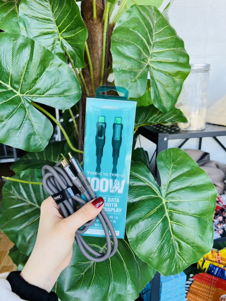 # Cáp Sạc Nhanh 100W C032 Chính Hãng Remax 2 Đầu Type C (9) Cn3# Cn2#