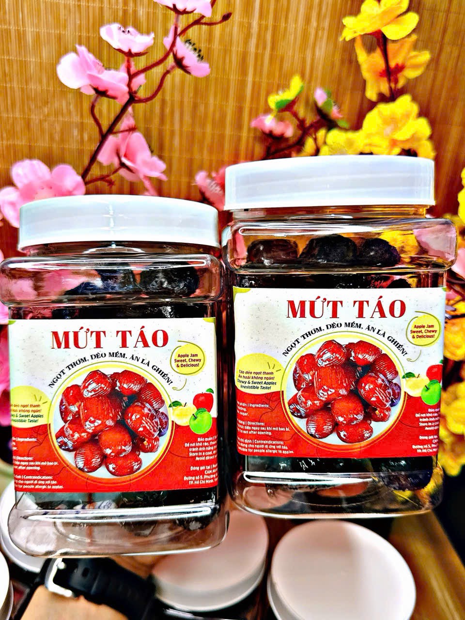 MỨT TÁO THÁI RIM , HỦ 500Gram (3)