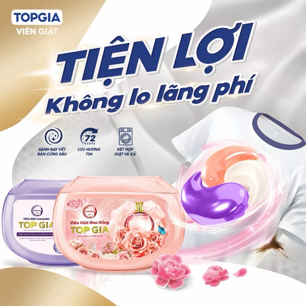 HỘP 40 VIÊN GIẶT TOPGIA 3in1 CHÍNH HÃNG (5)