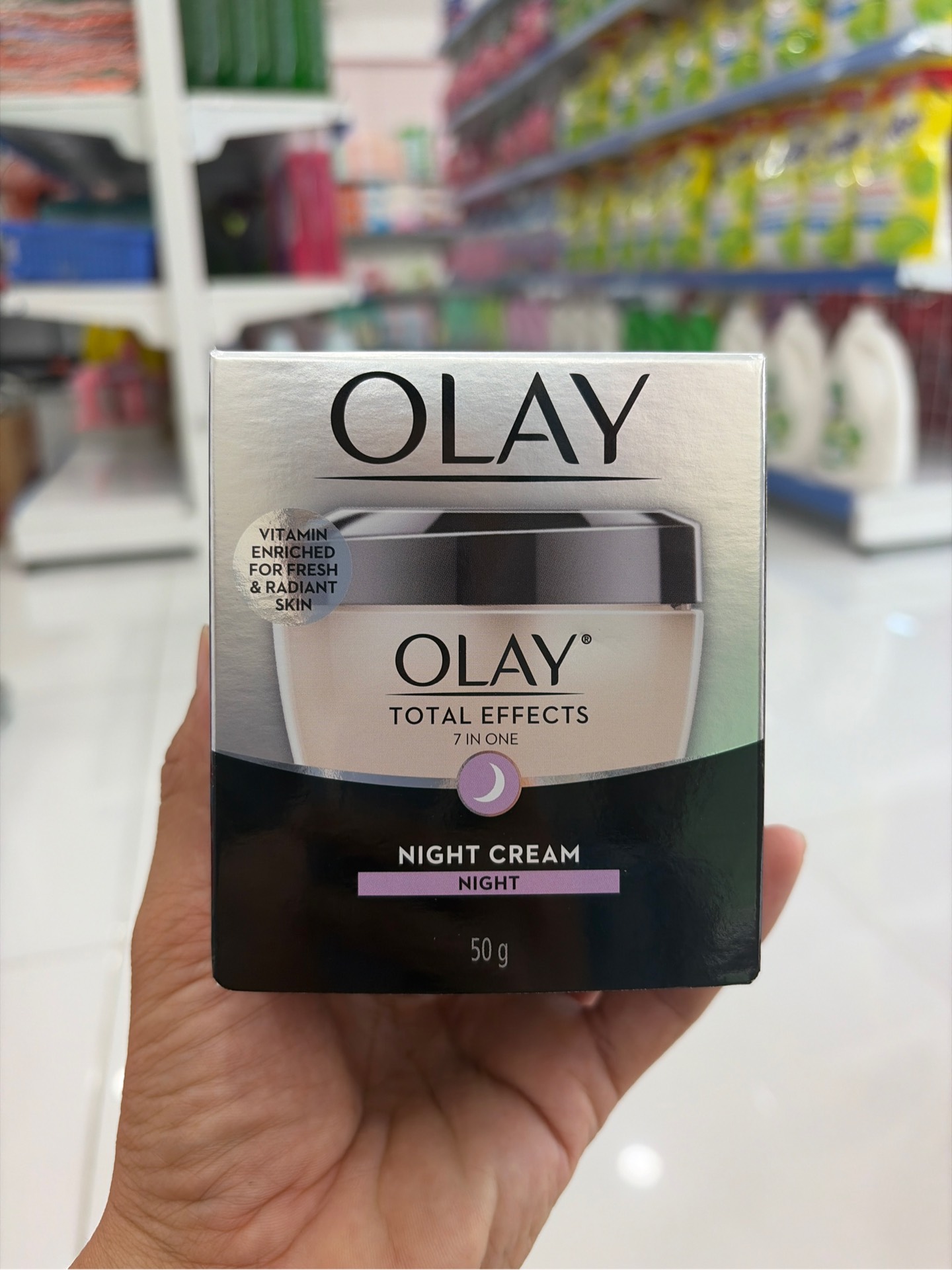 OLAY KEM DƯỠNG DA BAN ĐÊM TOTAL EFFECTS 50g (12)
