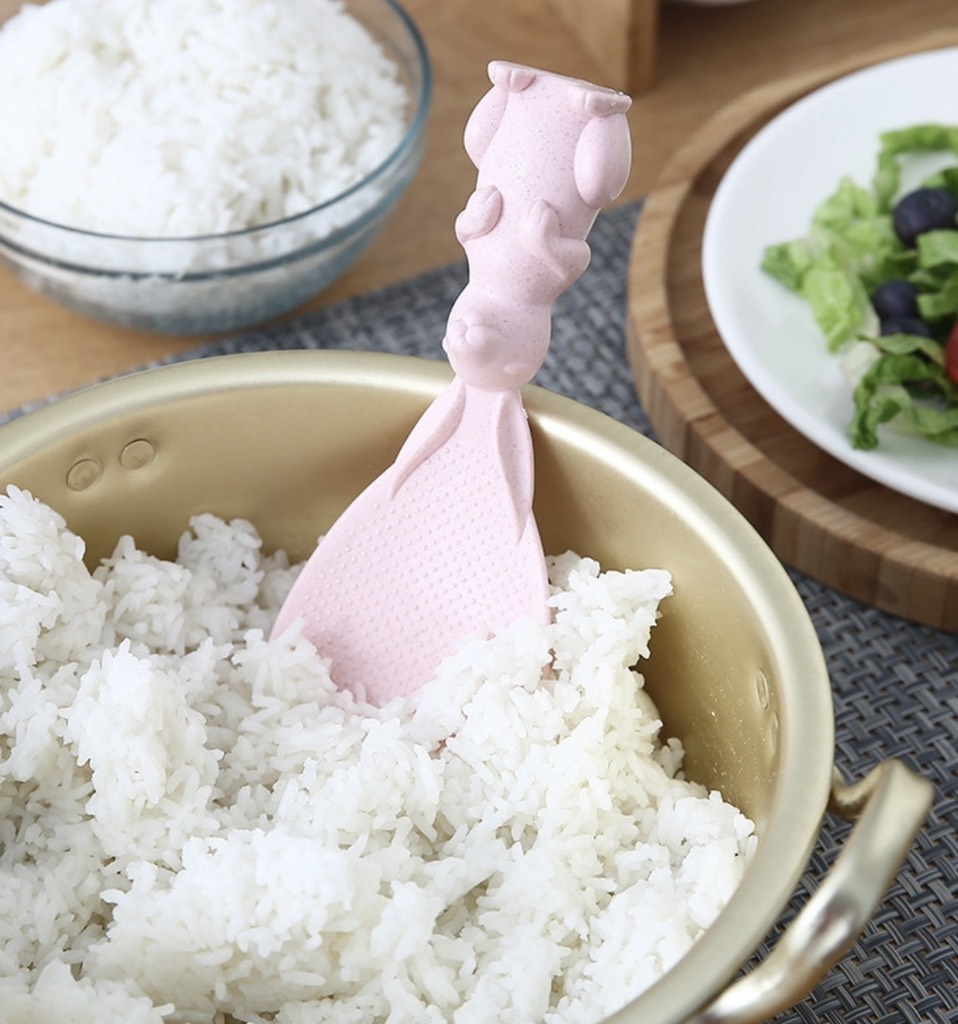 Thìa Vá Múc Cơm Chống Dính Hình Thỏ Kute (1)