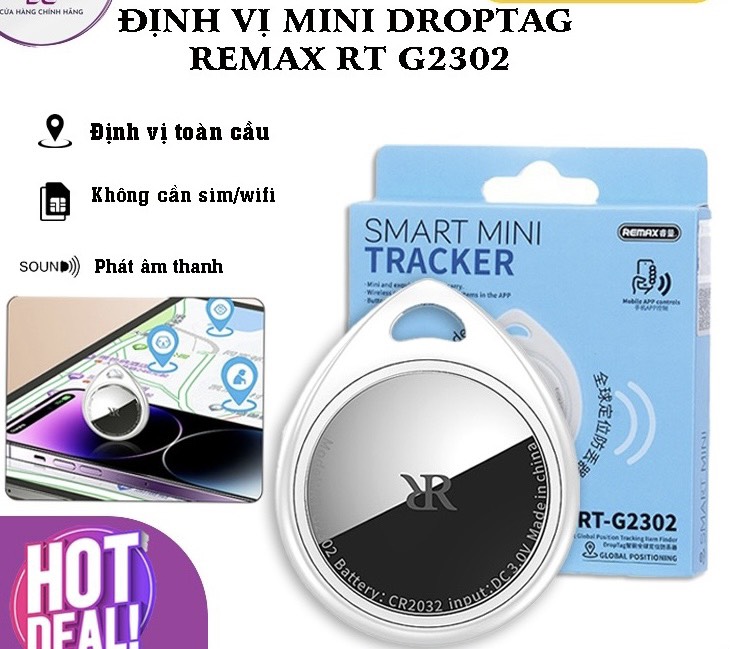 # THIẾT BỊ ĐỊNH VỊ APPLE FIND MY CHÍNH HÃNG REMAX G2302 (20)
