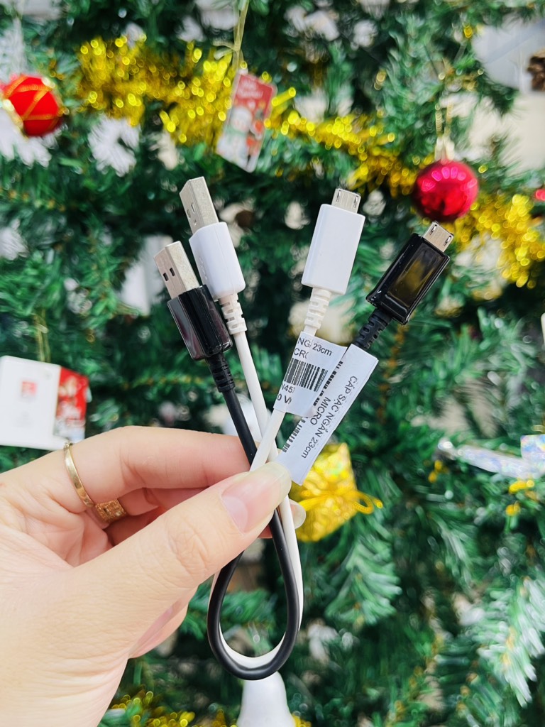 CÁP SẠC NGẮN 23cm MICRO '