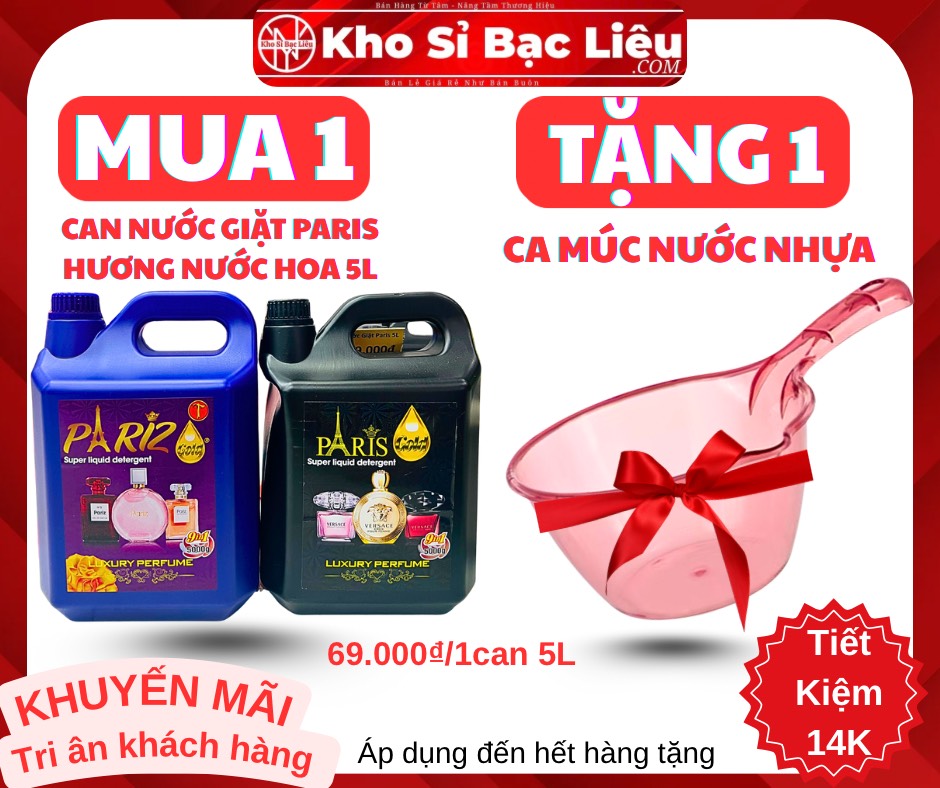 KM Nước Giặt Xả Paris Can Lớn 5 Lít (7)