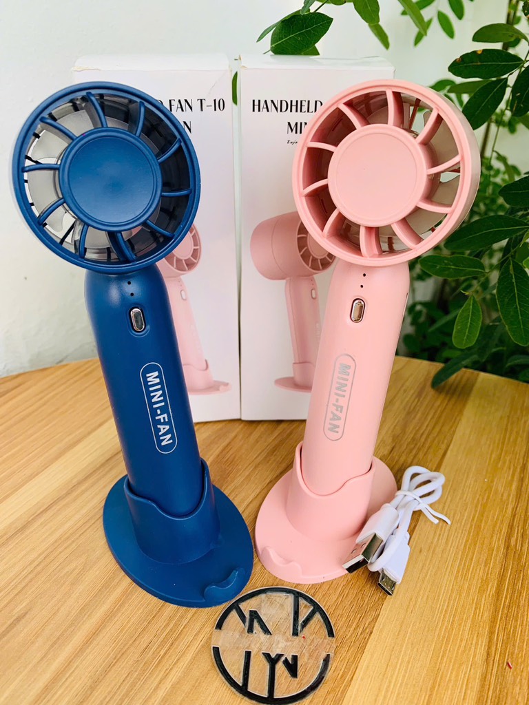 QUẠT TÍCH ĐIỆN CẦM TAY MINI T10 (3) '