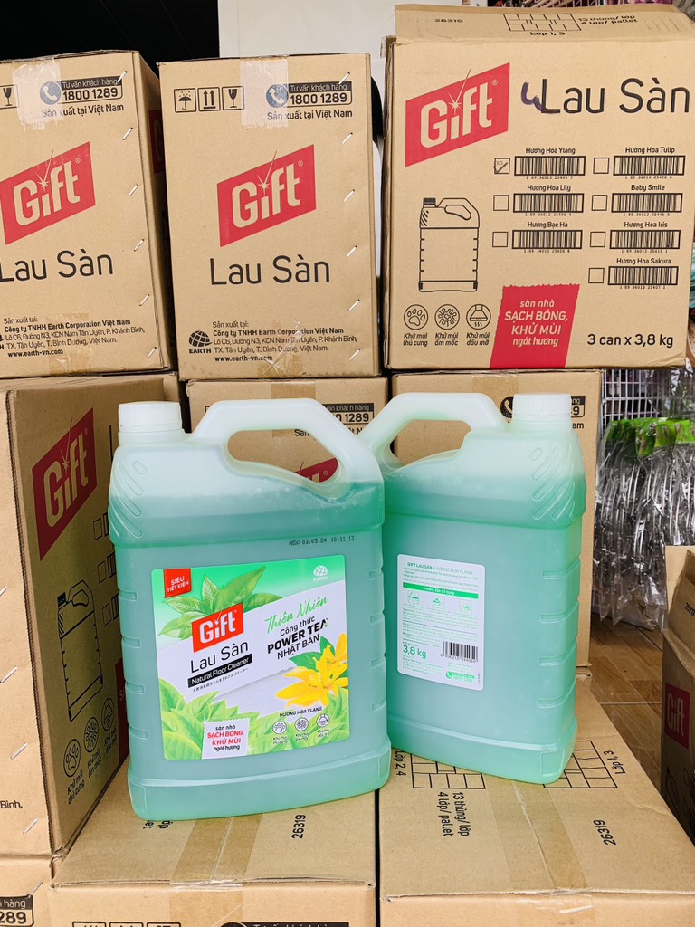 Can Nước Lau Sàn Lớn 3.8kg Chính Hãng Gift (4) '