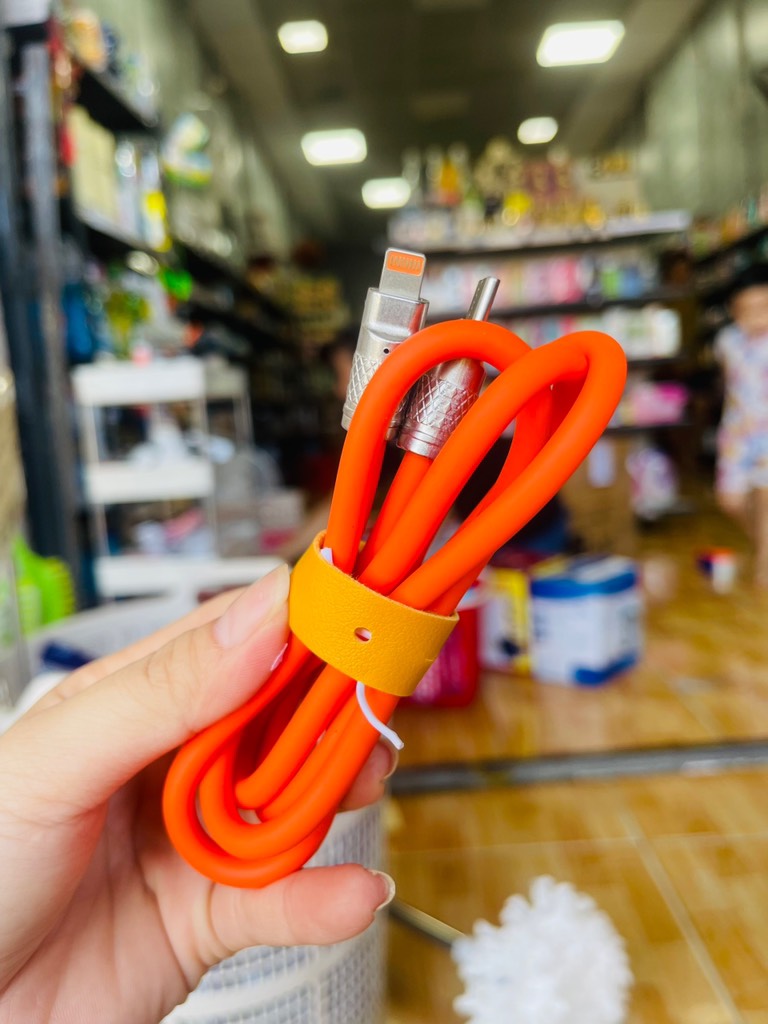 Cáp Sạc Nhanh 120W Cho Iphone chuôi Vào Type C Chống Dứt Siêu Bền (2) Cn3# Cn2#