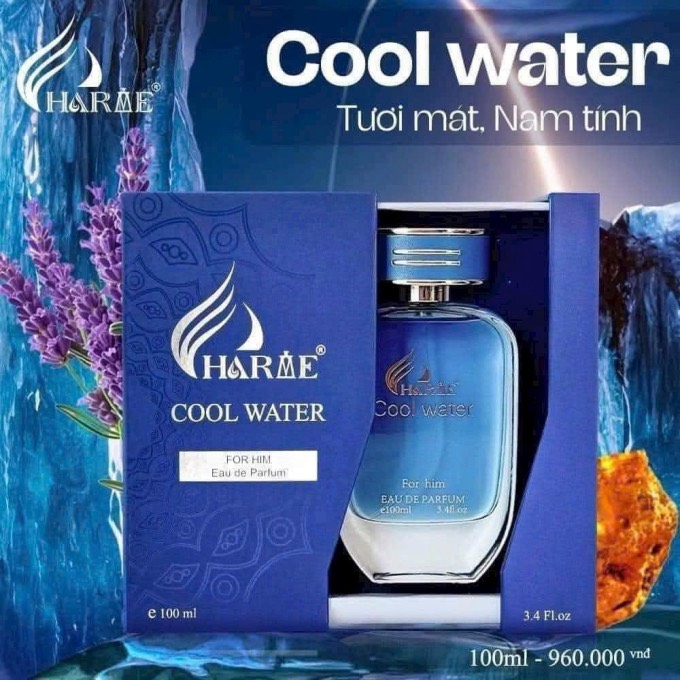 NƯỚC HOA CHARME COOL WATER MỚI 100ML C.HÃNG LẺ CTY 960K (25)