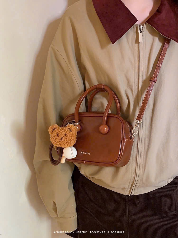 TÚI CHIO NÂU 21CM KÈM GẤU (15)