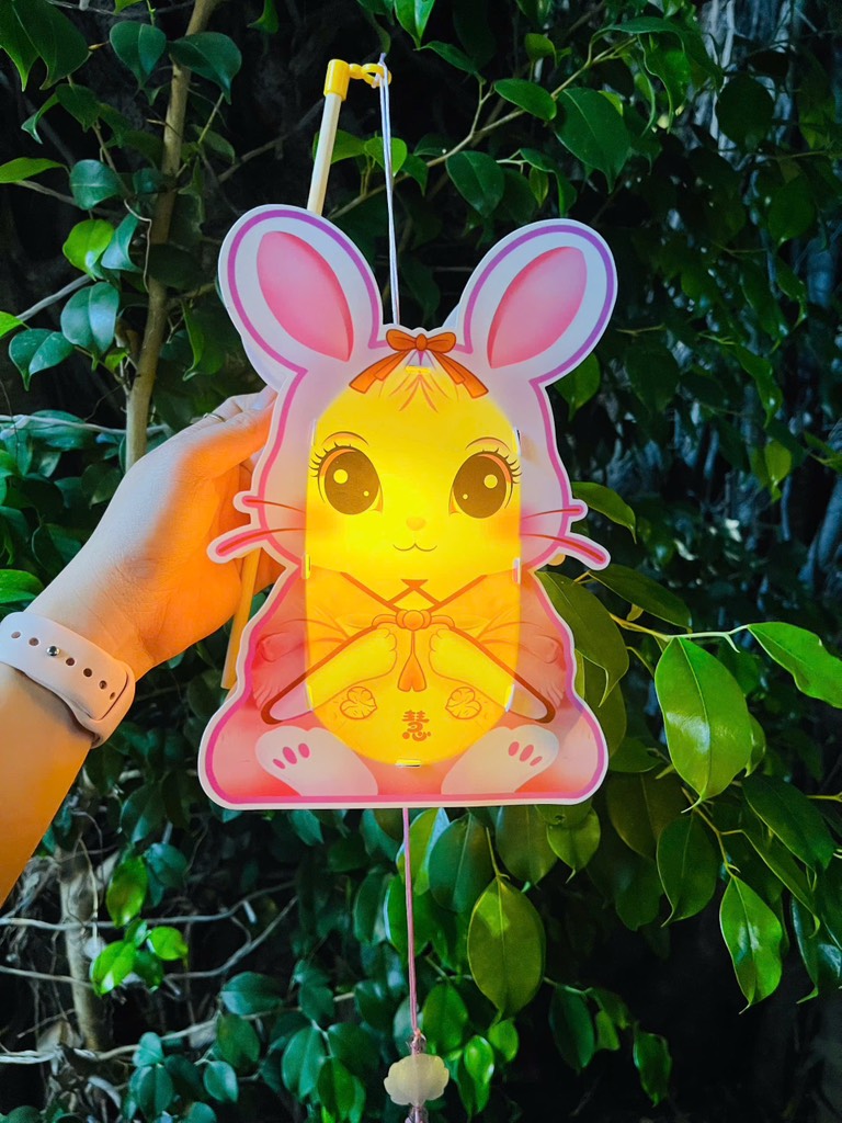 LỒNG ĐÈN TRUNG THU THỎ HỒNG KUTE (2)