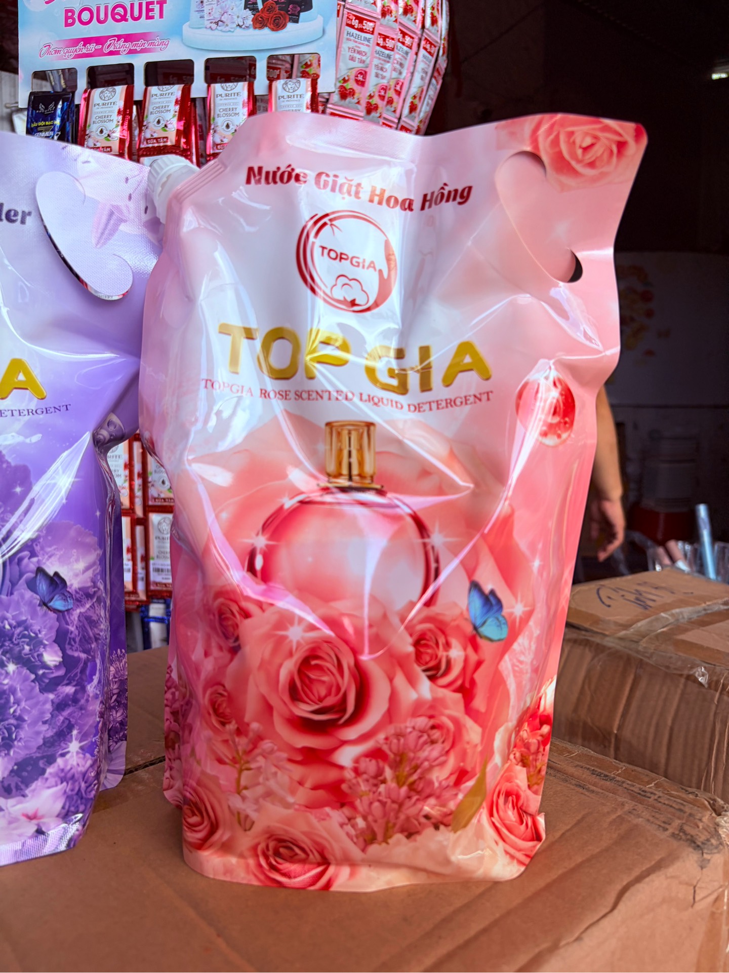 TÚI NƯỚC GIẶT XẢ TOPGIA LỚN 2L CHÍNH HÃNG (2)