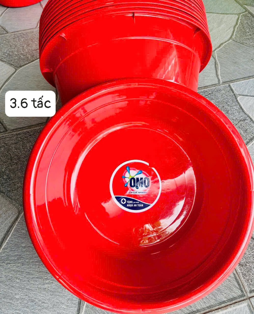 CHẬU THAU NHỰA OMO 3,6 TẤC