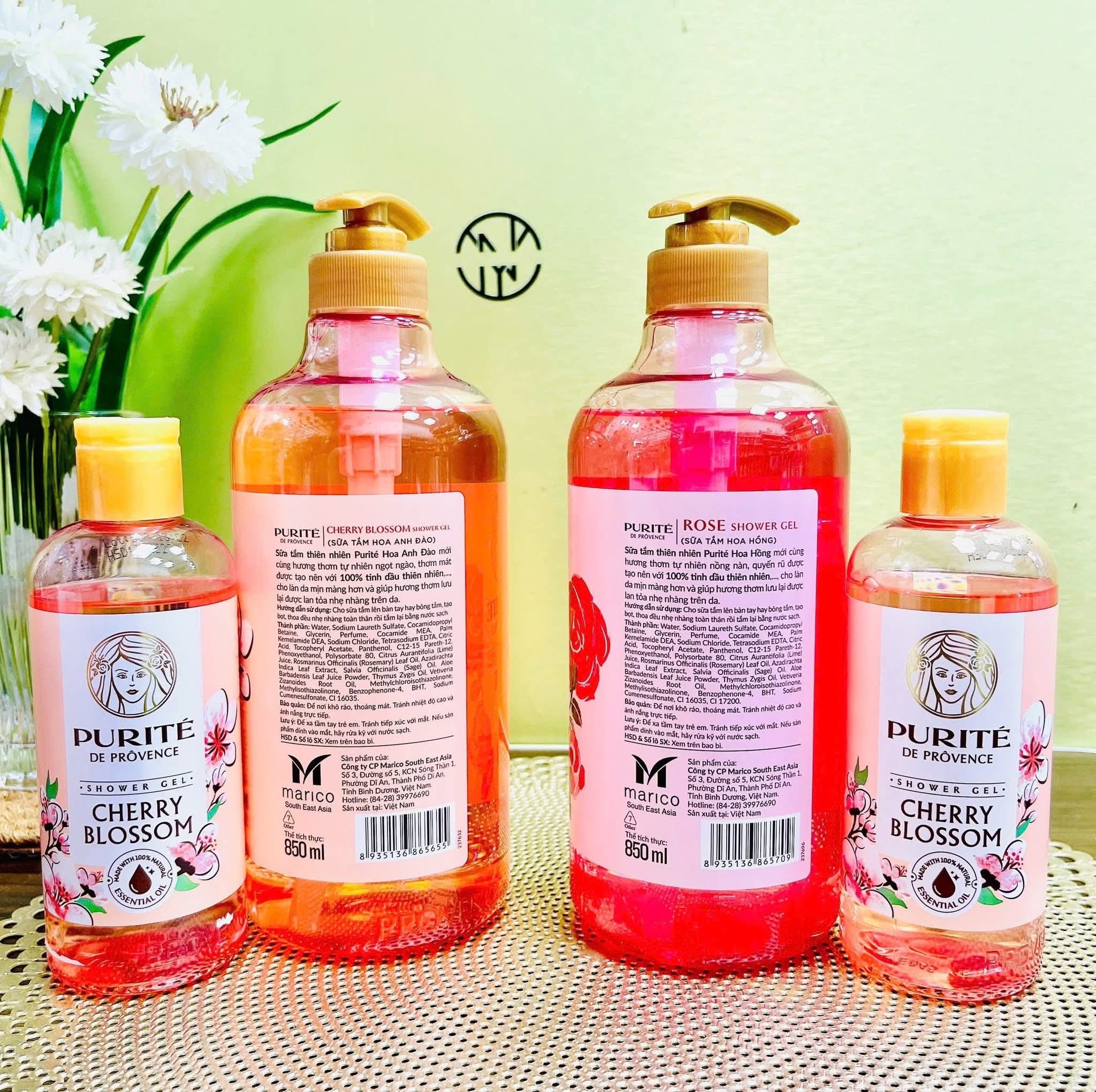 COMBO SỮA TẮM HƯƠNG NƯỚC HOA PURITE 850ML + 250ML (X-MEN)