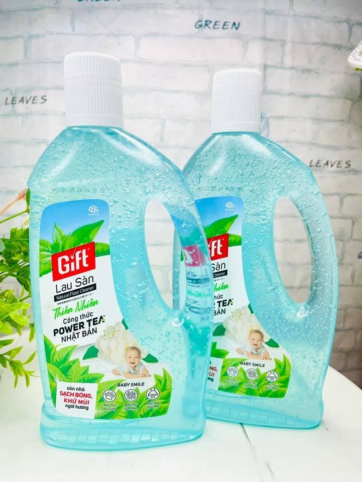 NƯỚC LAU SÀN CHÍNH HÃNG GIFT 1 LÍT CÔNG NGHỆ NHẬT BẢN CỰC THƠM (2) '