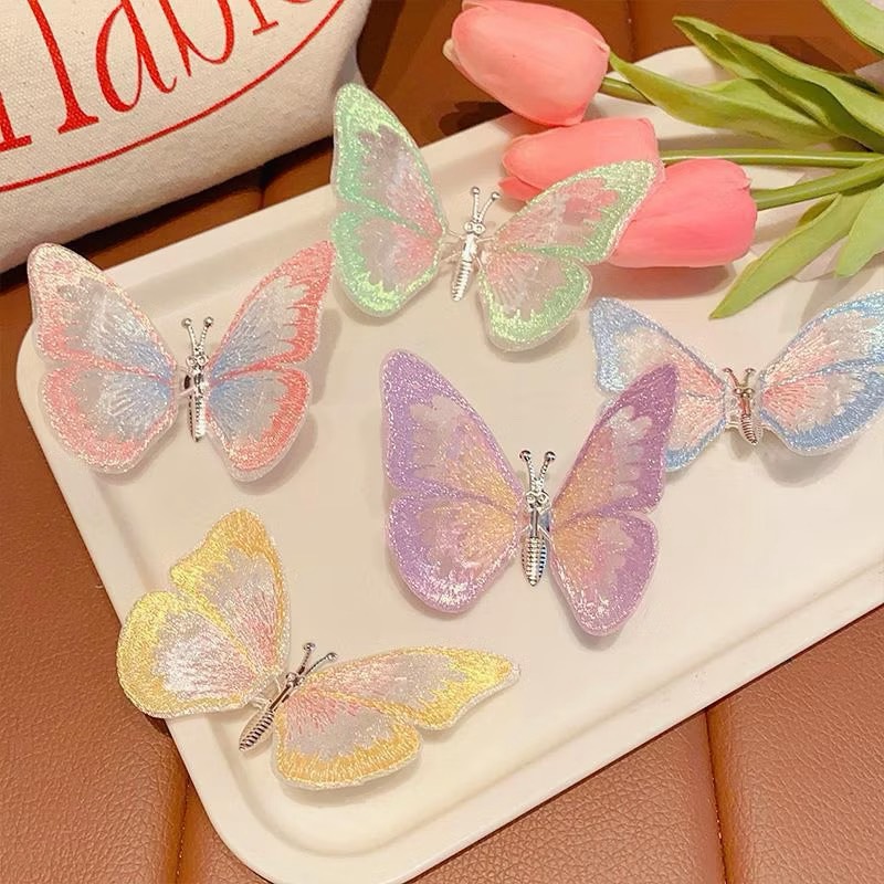 KẸP TÓC BƯỚM TIỂU THƯ NHIỀU MÀU (2)