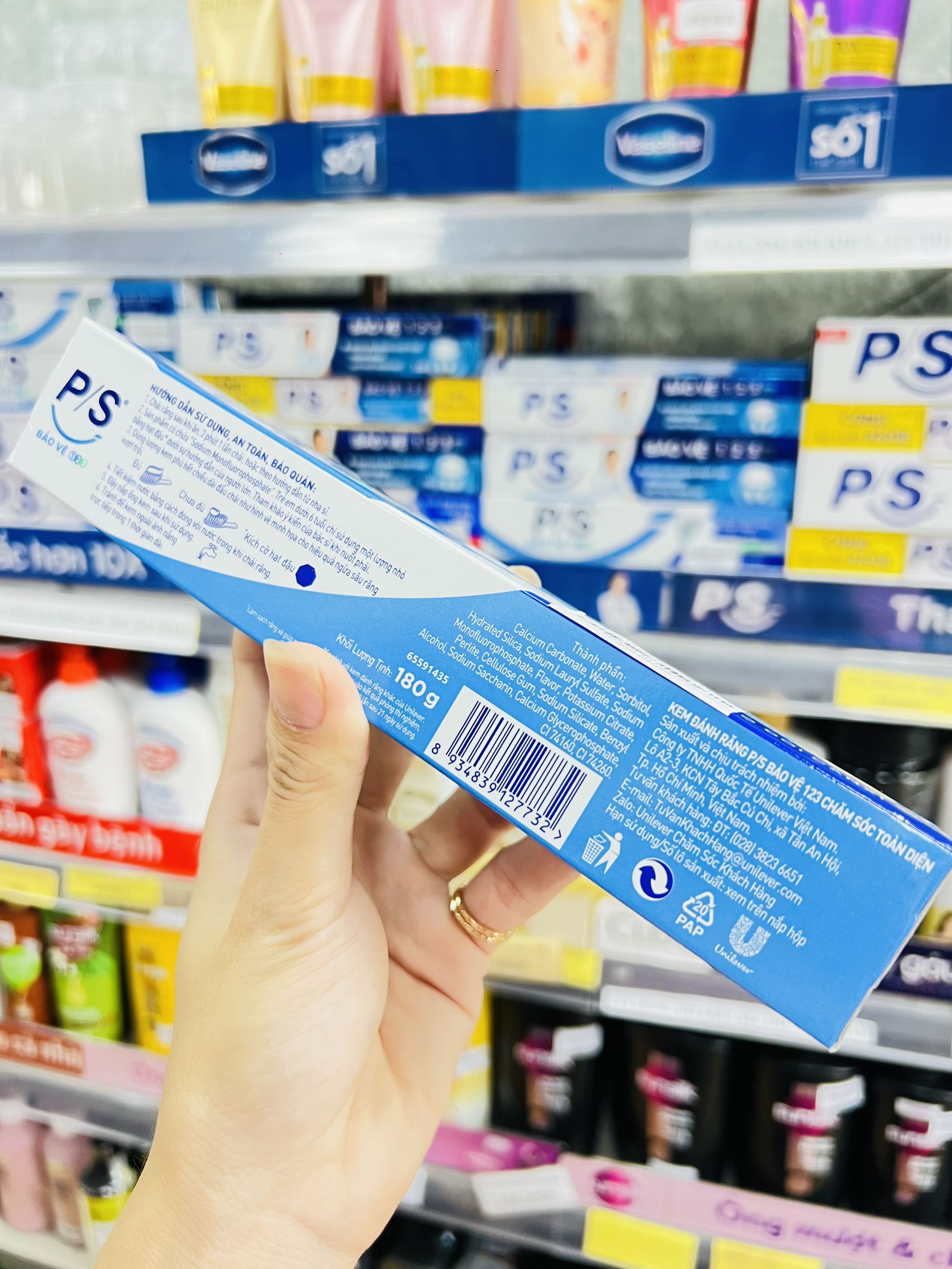 "KEM ĐÁNH RĂNG P/S BẢO VỆ 123 180g CHÍNH HÃNG( KO ÁP DỤNG CT GIẢM 10% CỦA TTĐ) (1) '