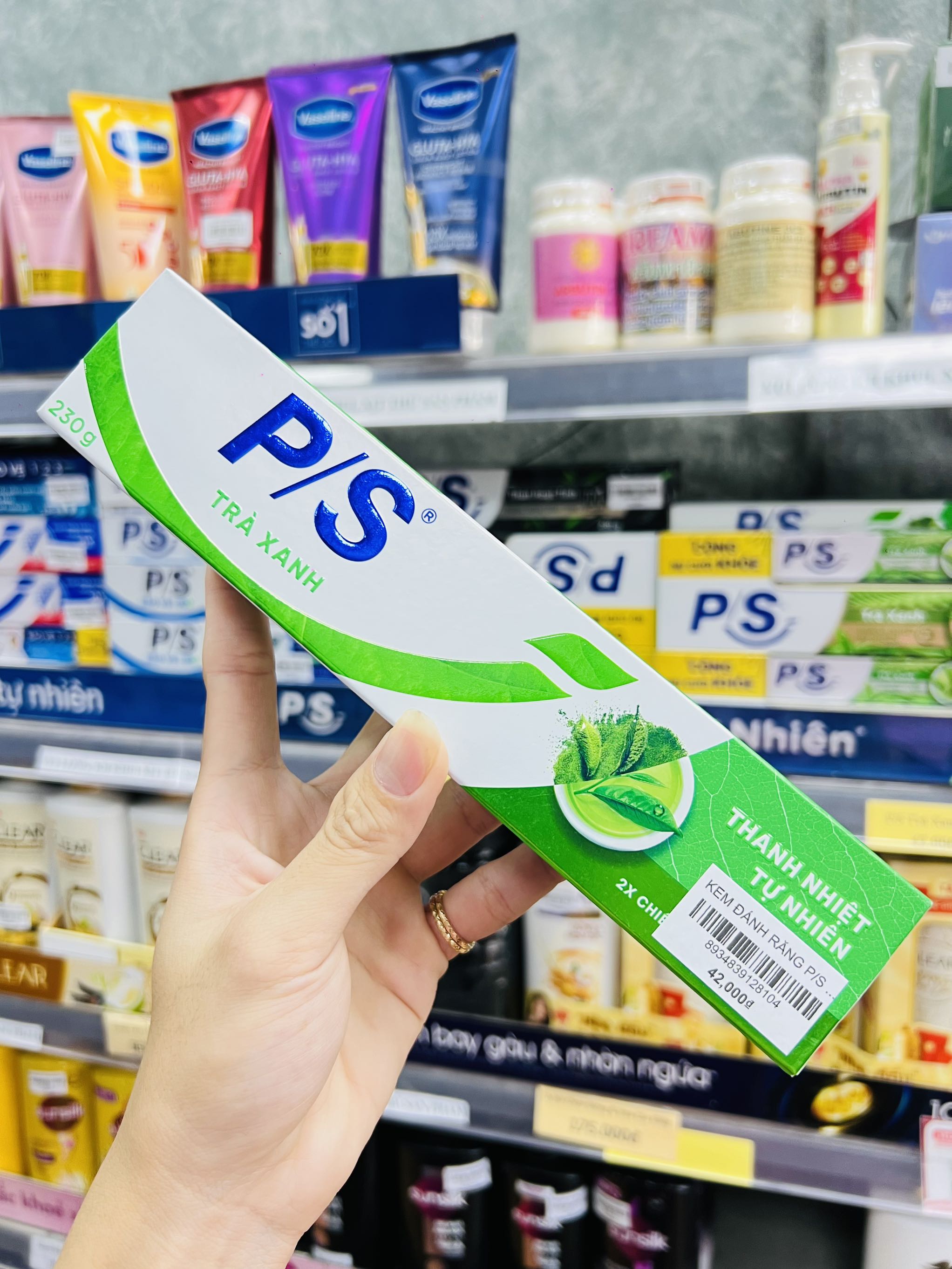 KEM ĐÁNH RĂNG P/S 230g TRÀ XANH