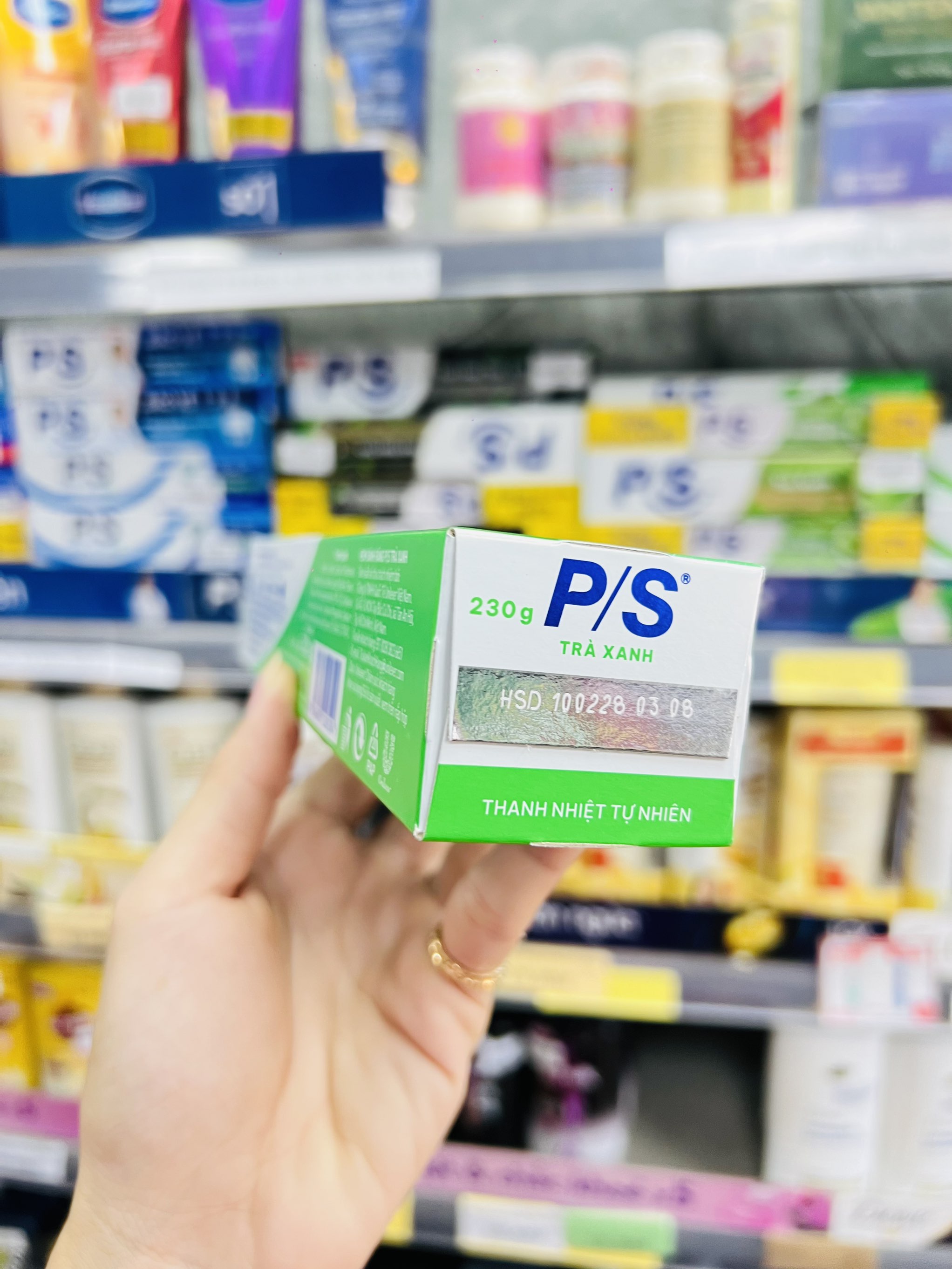 KEM ĐÁNH RĂNG P/S 230g TRÀ XANH