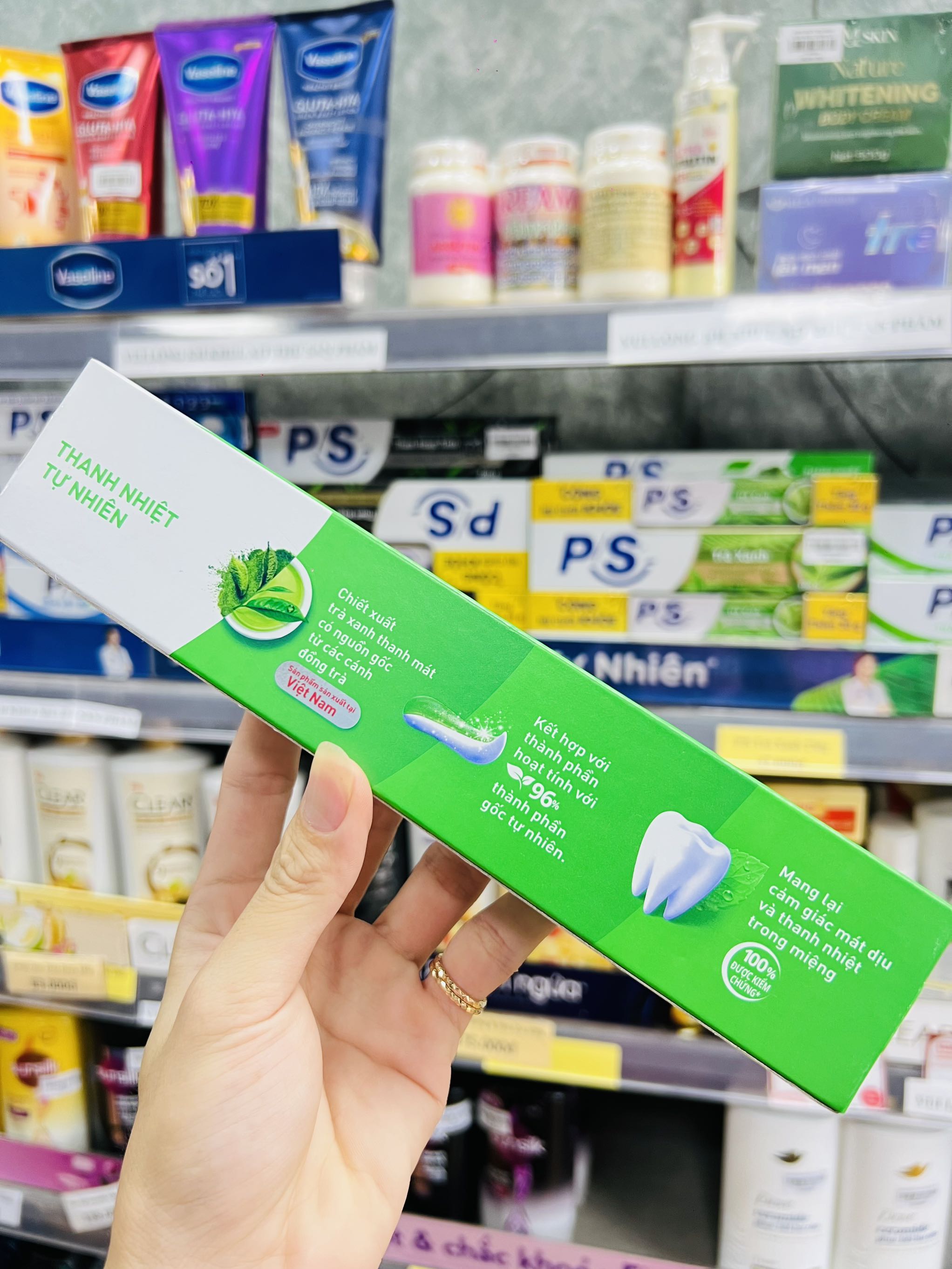 KEM ĐÁNH RĂNG P/S 230g TRÀ XANH