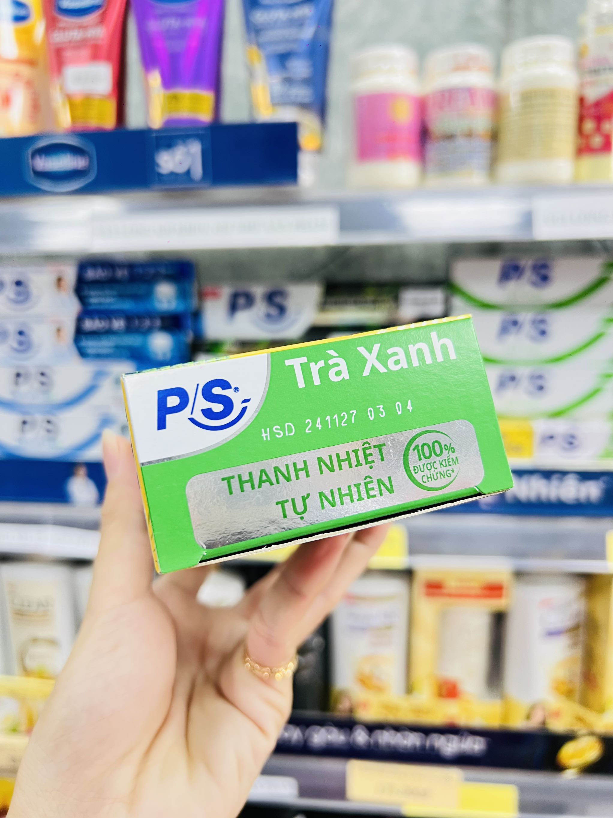 'KEM ĐÁNH RĂNG P/S TRÀ XANH 180g CHÍNH HÃNG ( KO ÁP DỤNG CT GIẢM 10% CỦA TTĐ) (2)'