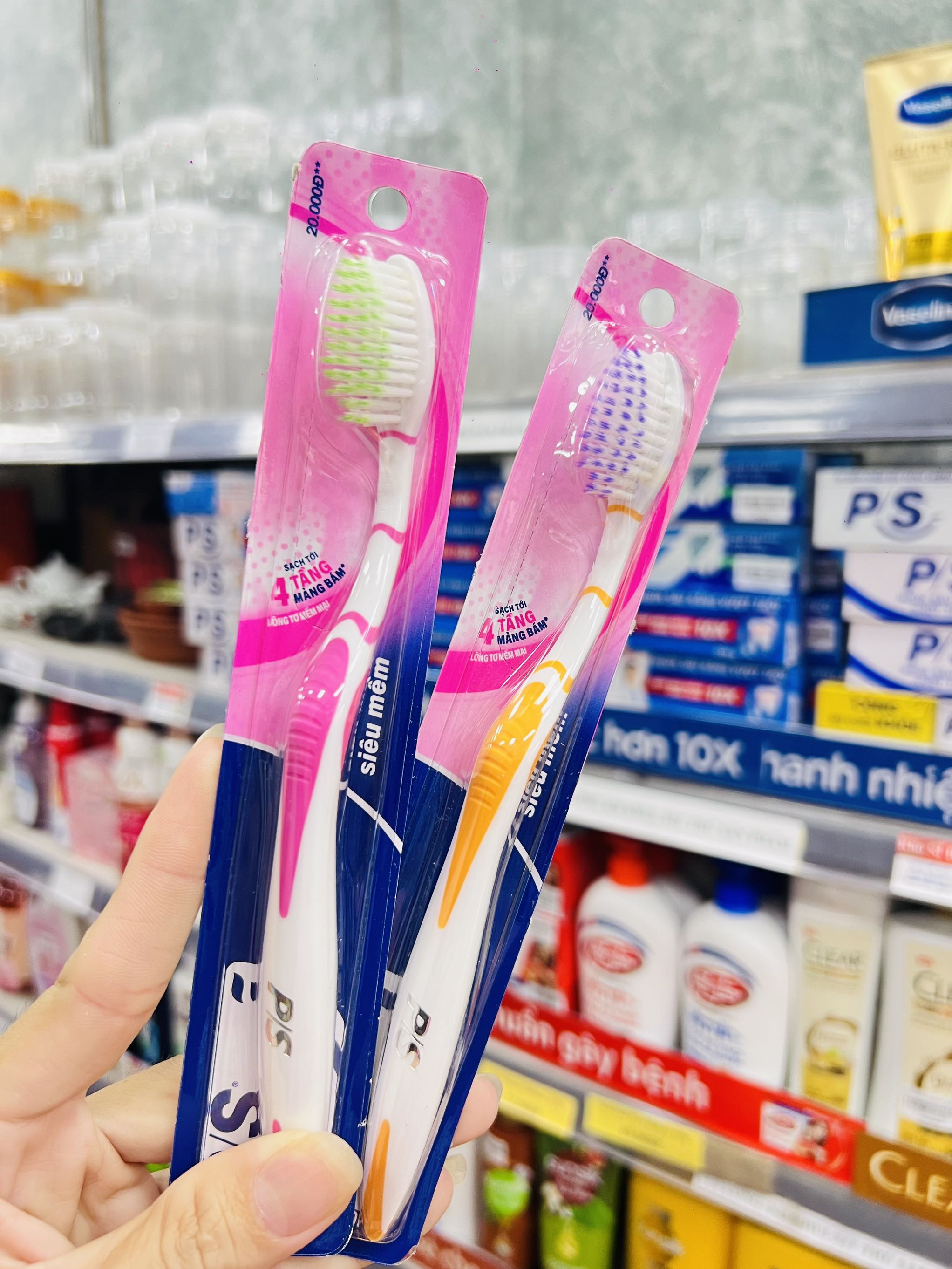 BÀN CHẢI ĐÁNH RĂNG P/S LÔNG TƠ 20k (1) "