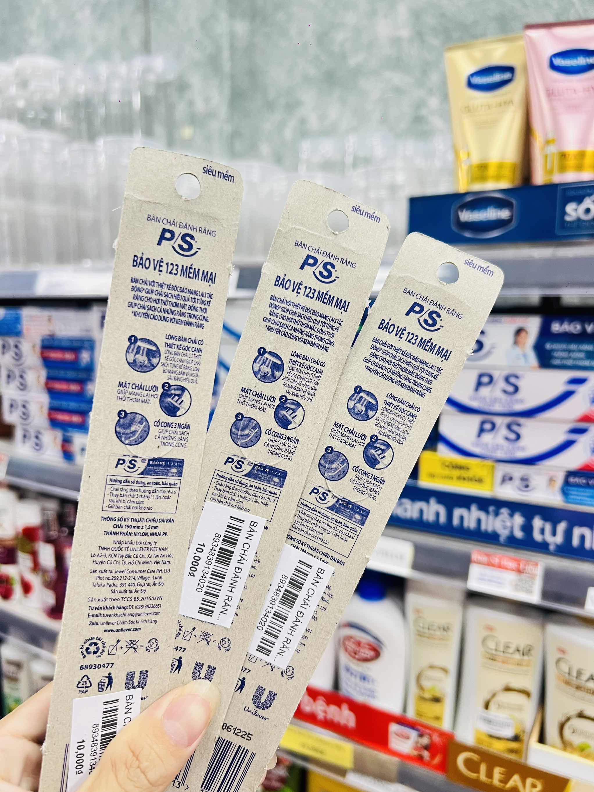 BÀN CHẢI ĐÁNH RĂNG P/S 123 11k (0.5) "