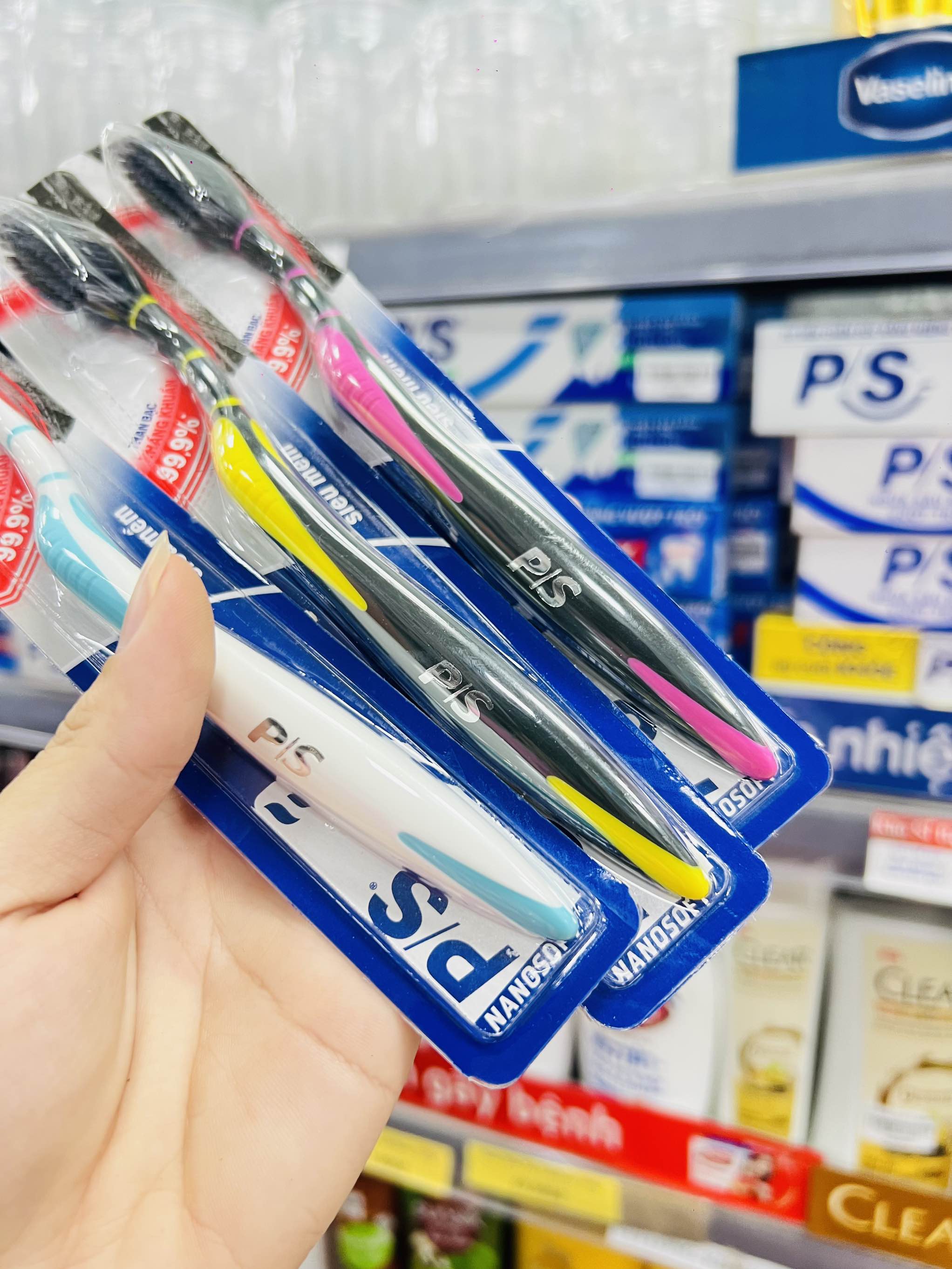 BÀN CHẢI ĐÁNH RĂNG P/S THAN BẠC