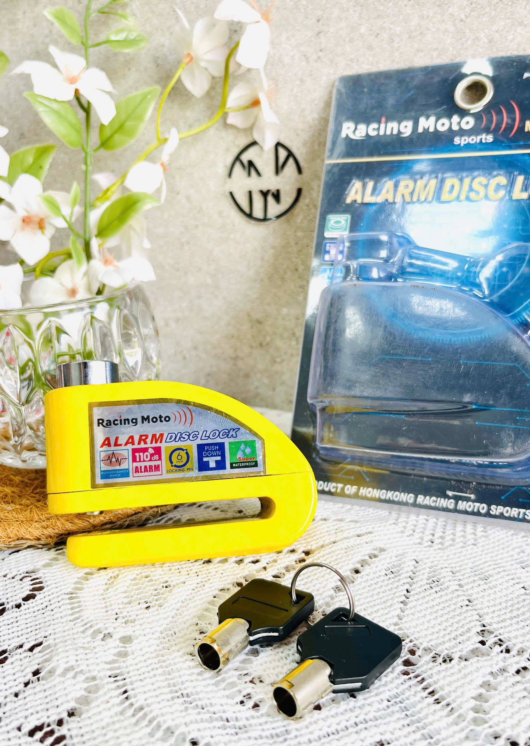 Khoá Đĩa Xe Máy Có Báo Động Mẫu Xịn Alarm (14)