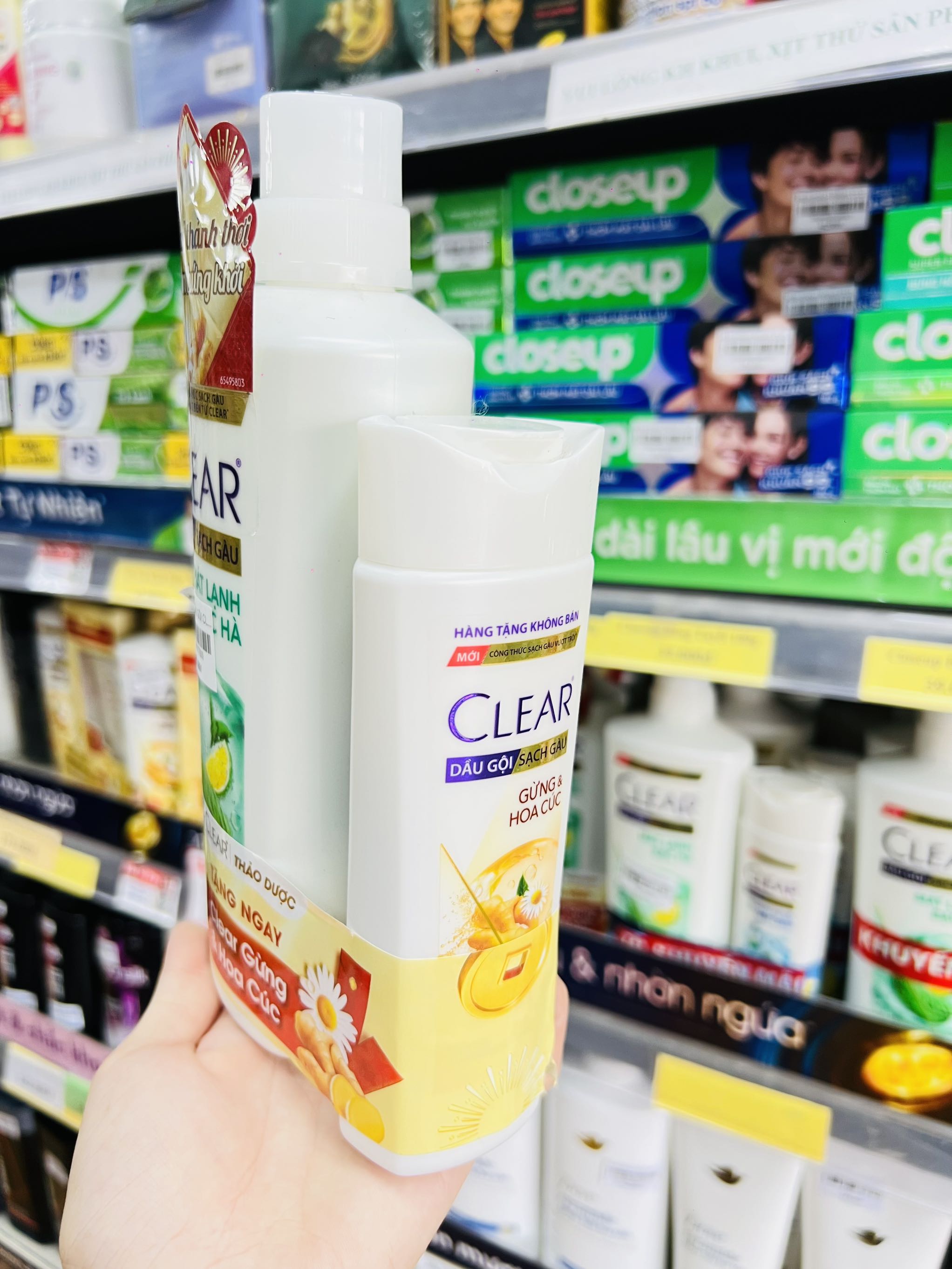 "KM CHAI DẦU GỘI CLEAR BẠC HÀ 630g CHÍNH HÃNG ( Ko áp dụng cho giảm 10%) (4) ‘