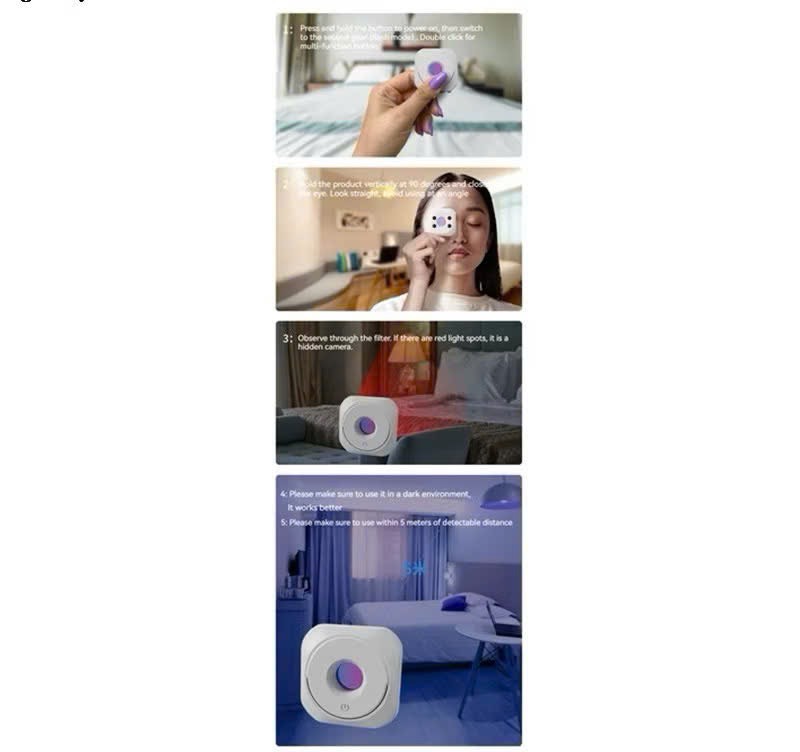 MÁY DÒ CAMERA GIẤU KÍN KHI ĐI DU LỊCH (6) '