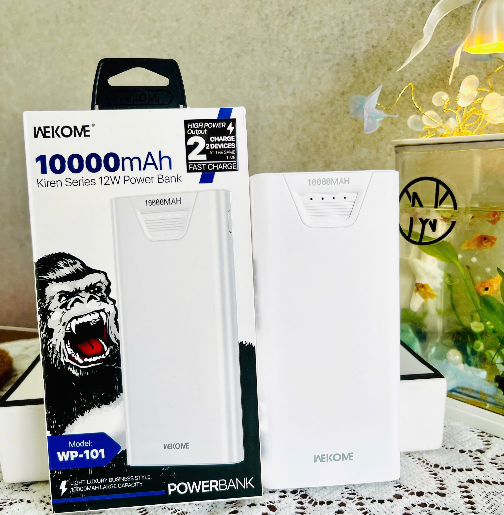 PIN SẠC DỰ PHÒNG 12W CHÍNH HÃNG WEKOME 10.000mah MÃ 101 (10) '