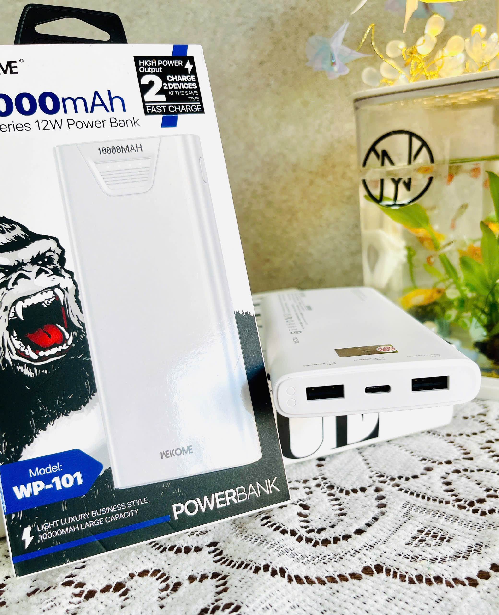 PIN SẠC DỰ PHÒNG 12W CHÍNH HÃNG WEKOME 10.000mah MÃ 101 (10) '