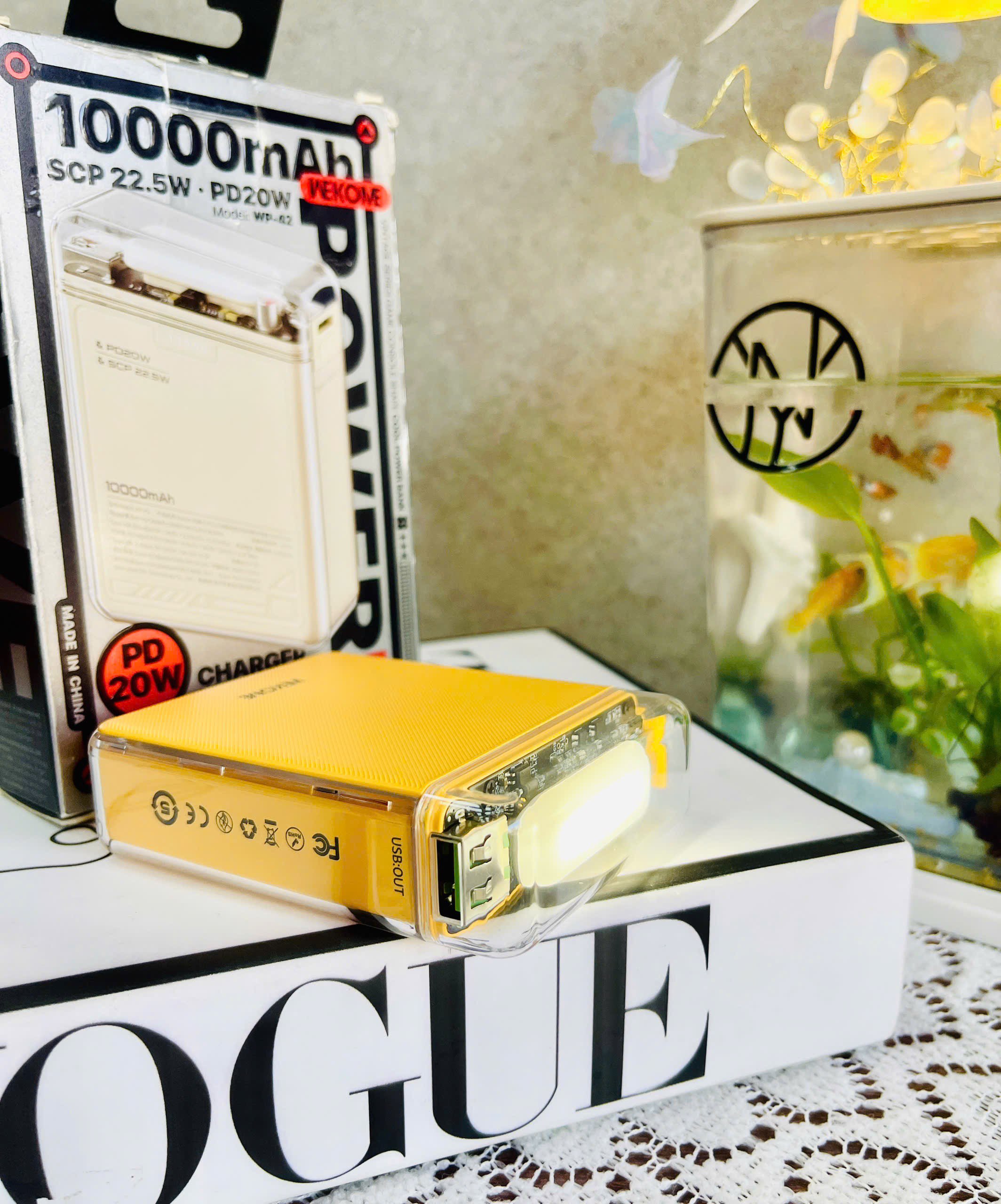 PIN SẠC DỰ PHÒNG 22.5W WP-42 WEKOME CHÍNH HÃNG 10.000mah