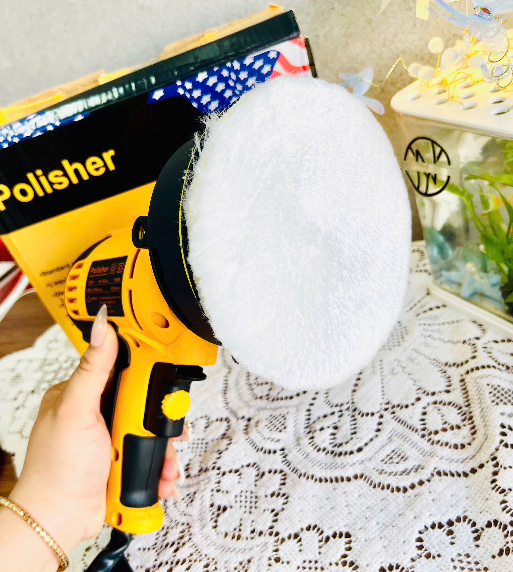 Máy Đánh Bóng Xe , Kim Loại , Salon , Đồ Gỗ (20)